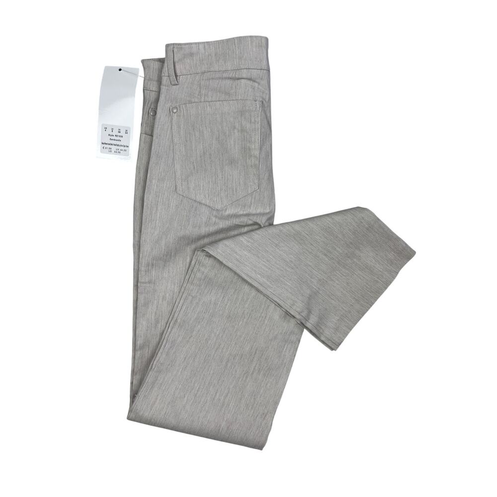 NWT Rekucci Sandcastle Beige‎ Pants • Women’s 4